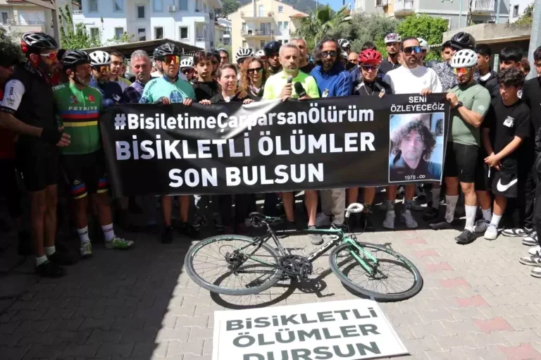 Fethiye’de Bisikletli Özgür Alkan Anıldı
