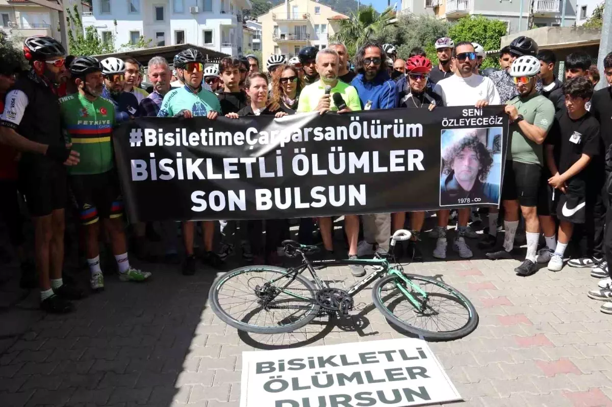 Fethiye’de Bisikletli Özgür Alkan Anıldı