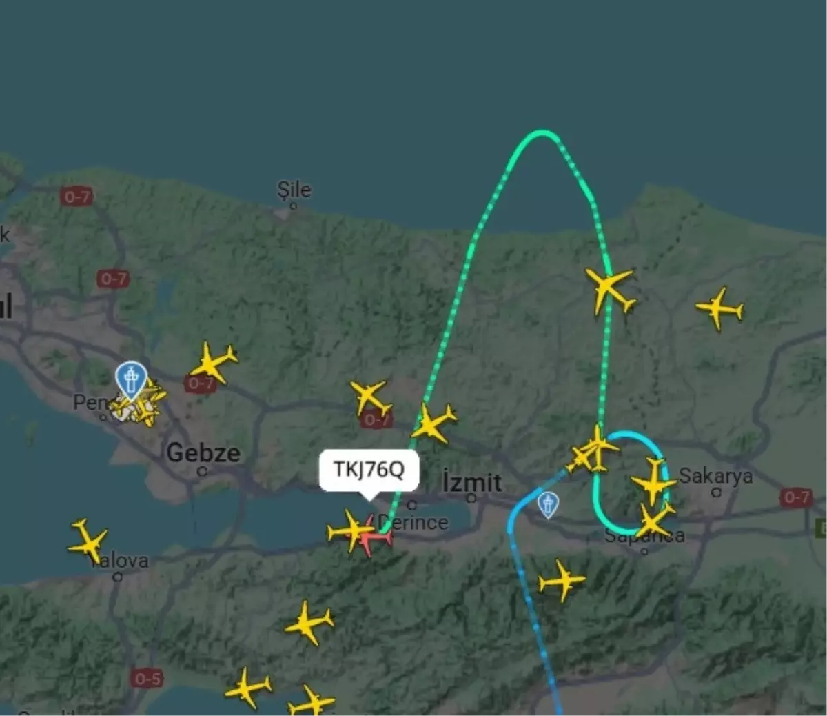 İstanbul’da şiddetli rüzgar hava trafiğini aksattı