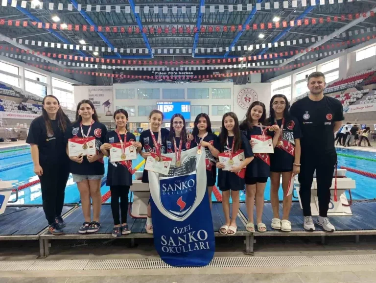 SANKO Okulları Yüzme Takımı Şampiyon oldu
