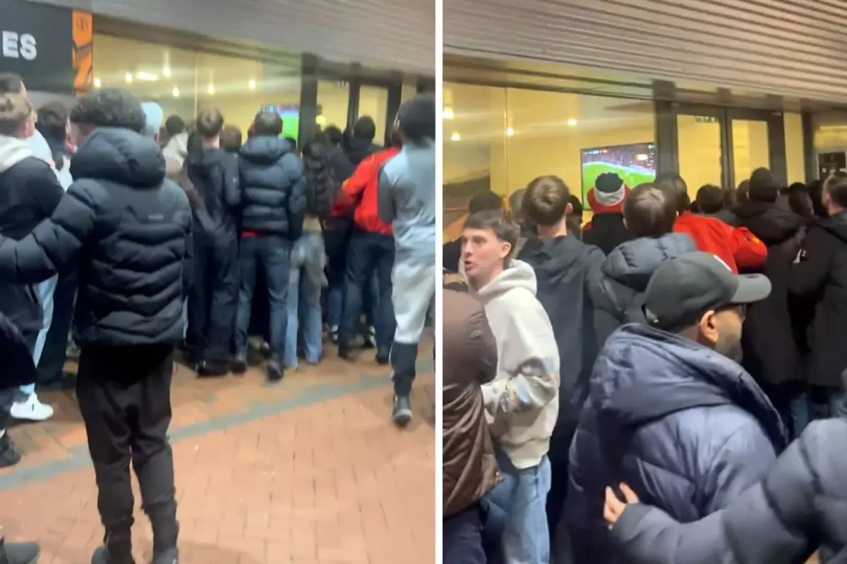 Takımları geri düşünce dışarı çıkan taraftarlar dakikalar içerisinde neye uğradığını şaşırdı