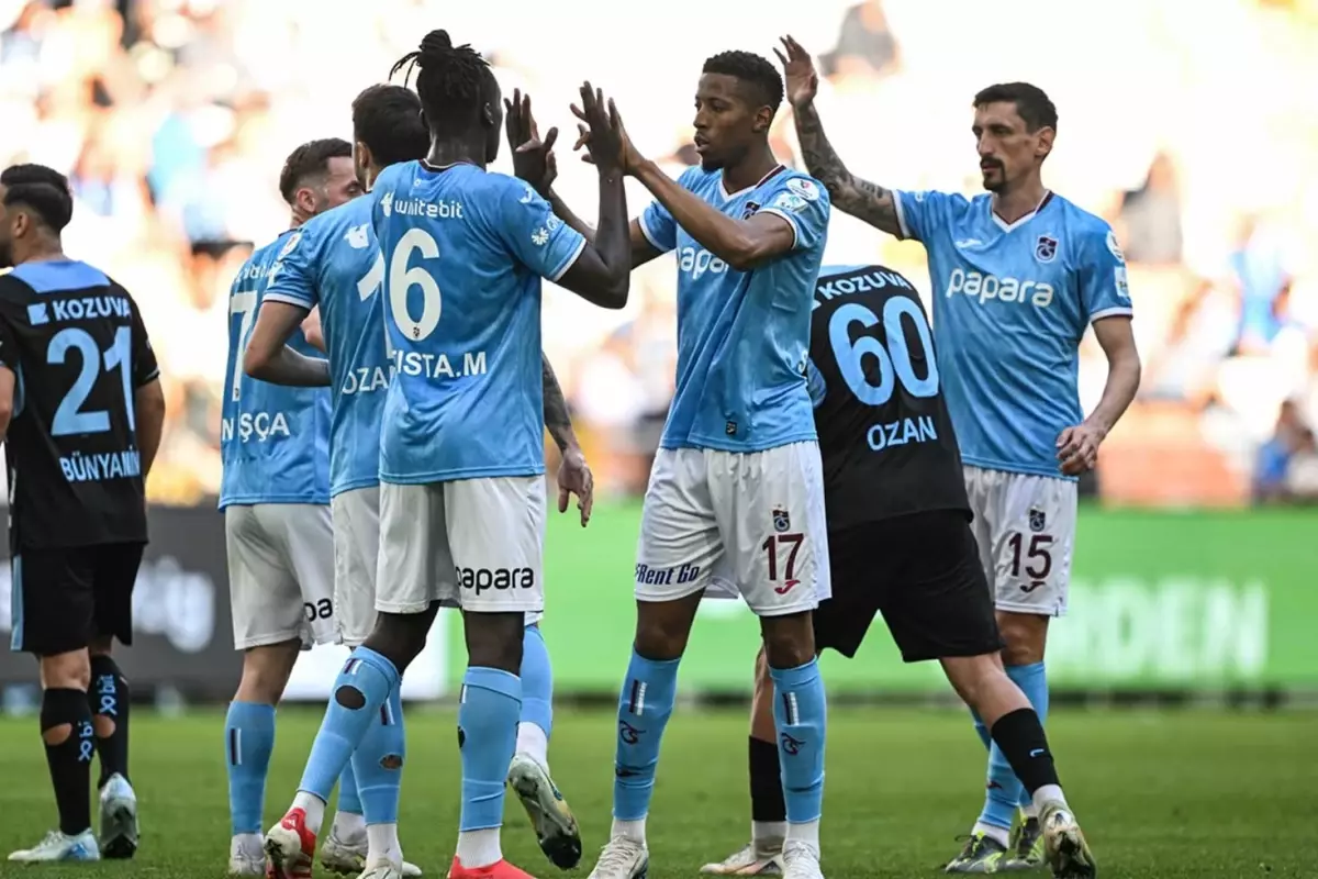 Trabzonspor, Adana Demirspor’u 1-0 mağlup etti